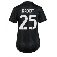 Juventus Adrien Rabiot #25 Fußballbekleidung Auswärtstrikot Damen 2022-23 Kurzarm